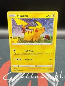 Pikachu SWSH039 Holo Black Star Promo - 25th Anniversary General Mills Pokémon TCG