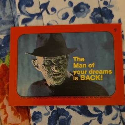 A Nightmare on Elm Street 1984 Non-Sport Trading Card #9 The Man of Your Dreams
