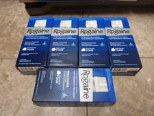 Lot of 5 MEN'S ROGAINE 5 Minoxidil Topical Aerosol Unscented Foam NEW