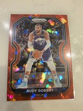 2020 Panini Prizm Rudy Gobert Red Ice Prizm All Star 53 MINT