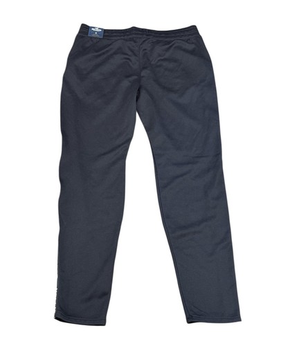 NEW Hollister Mens Skinny Jogger Logo Track Pants Black Medium Activewear - 第 5/5 張圖片