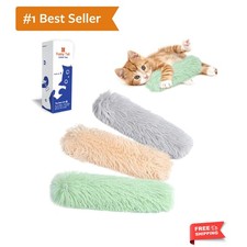 Cat Toys Pillows, 3 Pack, Soft and Durable Crinkle Sound with Catnip Inside, ...