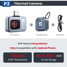 Thermal Imager 15X Zoom Infrared Thermal Maging Camera for Phone PCB HVAC Check 