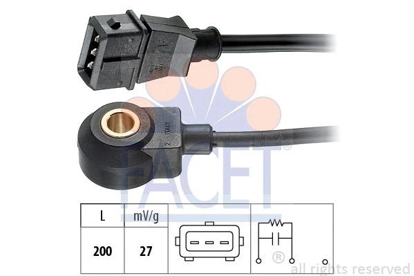 KNOCK SENSOR FOR FIAT LANCIA FACET 9.3061 - Image 2 of 4