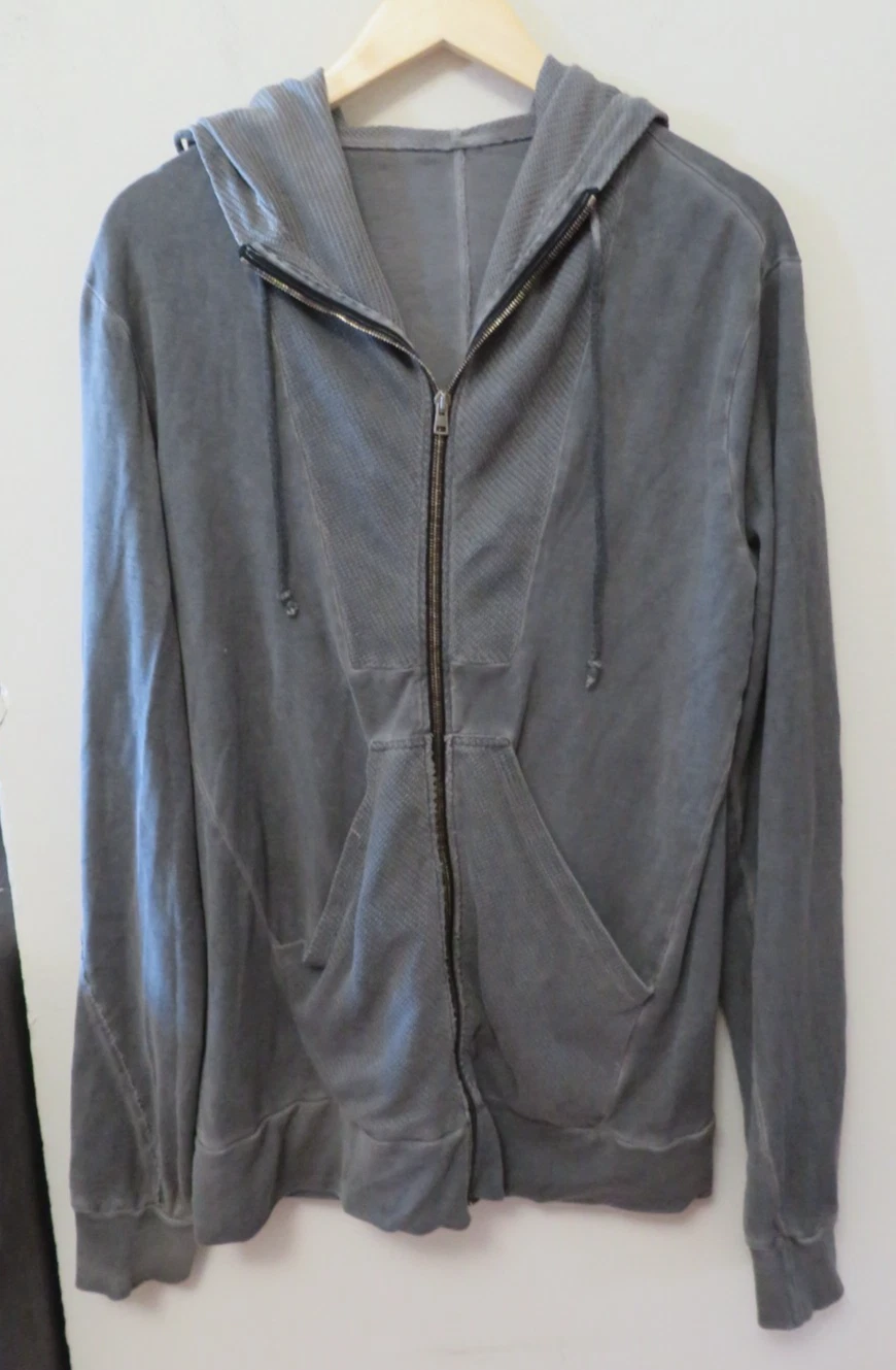 LOST & FOUND RIA DUNN ZIP HOODIE JACKET SWEATER, SZ M (loose fit) - product detail image 5