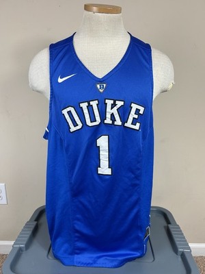 Vtg Nike Elite #1 Duke Blue Devils Jersey Men