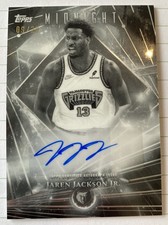25-26 Topps Midnight - Dark matter Auto Jaren Jackson Jr Auto /20