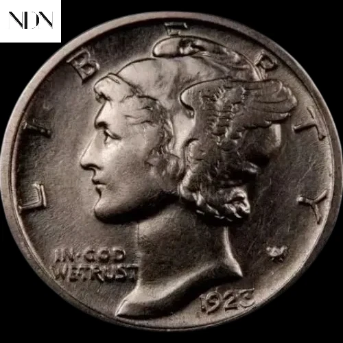 1923 Mercury Dime — photo from another recent sale