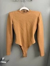 Adidas x Ivy Park 3-Stripes Bodysuit Wild Brown Size Small