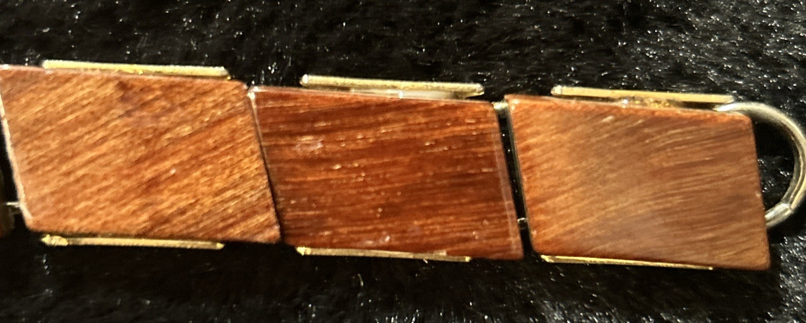 Mid-Century Led To Amazing Styles-Wood Piece Bracelet In Tru Scandinavian Style