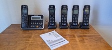 Panasonic KX-TG6845 Cordless Phone System 5 Handsets Digital Answering Machine