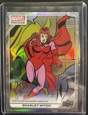 Upper Deck Marvel Platinum Scarlet Witch Rainbow #106 Non-Sport Trading Card