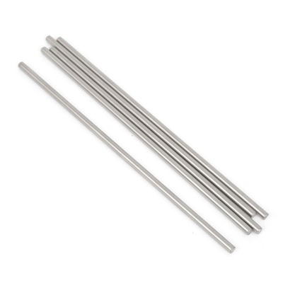 5 Pcs RC Airplane Model Part Stainless Steel Round Rods Axles Bars 3mm x 120mm