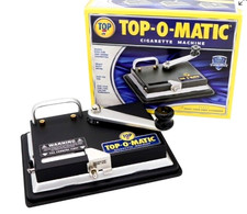 TOP-O- MATIC CIGARETTE ROLLING MACHINE WORKS W/ KING SIZE 100MM TUBES