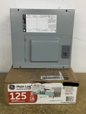 GE TLM812SCUD1K 125A 8-Space 16 Circuit Indoor Main Lug Load Center w/o Breakers