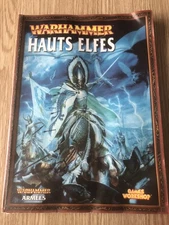LIVRE CODEX WARHAMMER HAUTLS ELFES ARMÉES GAMES WORKSHOP FRANÇAIS RARE