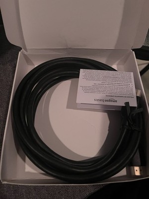 AmazonBasics Ultra High Speed 8K HDMI Cable 10 ft Black