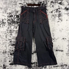 Tripp NYC Pants Womens Medium Goth Rave Chains Straps Rave Cyberpunk