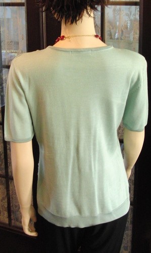 Suéter Top Cemasi Damas Nuevo Talla Mediana Precio de venta sugerido por el fabricante $48.00 Aqua - Imagen 5 de 8