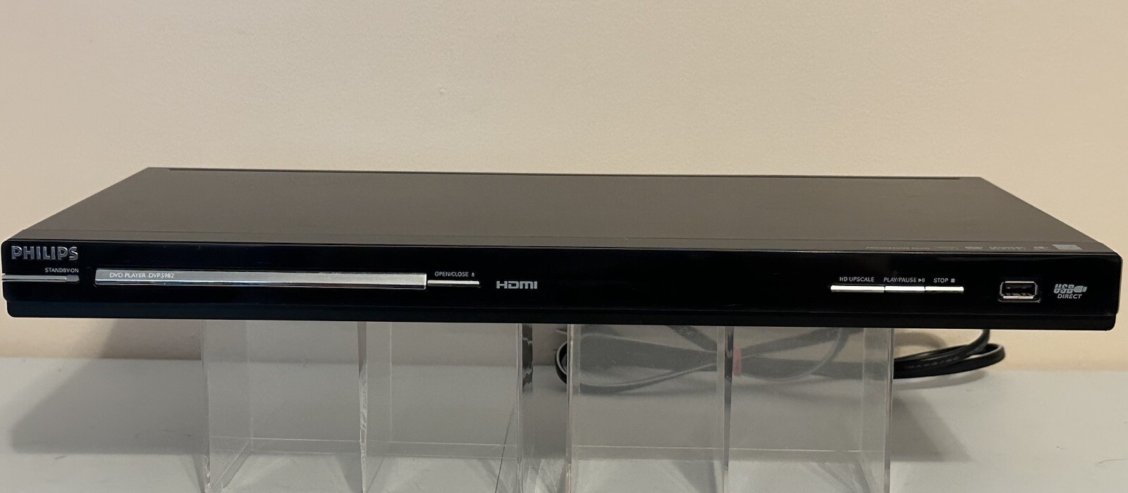 Philips DVP5982 HD DVD Player with HDMI DivX Dolby USB No Remote Tested Working-image