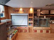 Bespoke Counter Bar Reclaimed Rustic Industrial Office Cafe Restaurant Fitted 