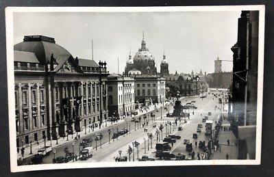 Postcard - photo postcard - Berlin - Unter Den Linden 1941 - busy hustle and bustle