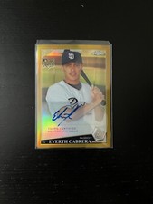 2009 Topps Chrome Gold Refractors #185 Everth Cabrera /50