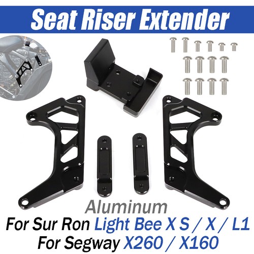 5cm Seat Riser Extender Bracket Kit For Sur Ron Light Bee X L1 Segway X260 X160 - Picture 1 of 12