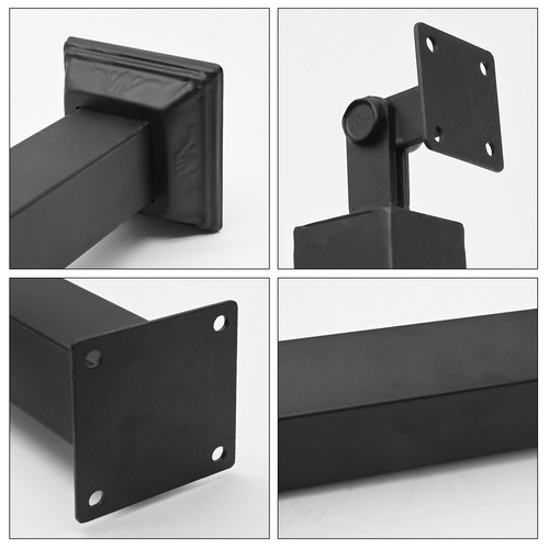 95cm 270° Adjustable Metal Black Square Stair Baluster Posts Railing Posts - Picture 6 of 9