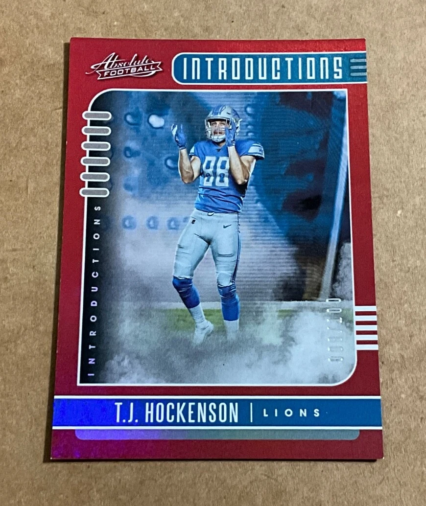 TJ Hockenson Panini Absolute Introductions #19 Base