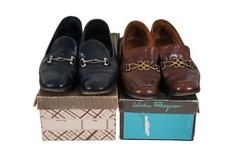 Fenton Last Saks Fifth Avenue Leather Buckle Womens Loafers Switzerland 6.5