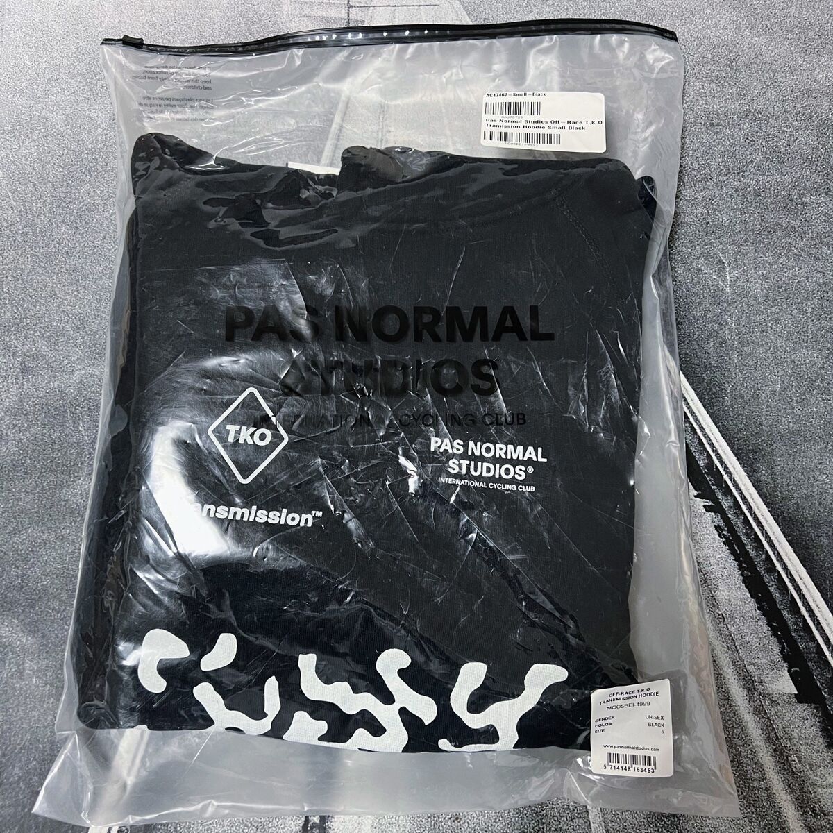NEW Pas Normal Studios T.K.O. Transmission Hoodie Size-S NEW Pas Normal Studios T.K.O. Transmission Hoodie Size-S