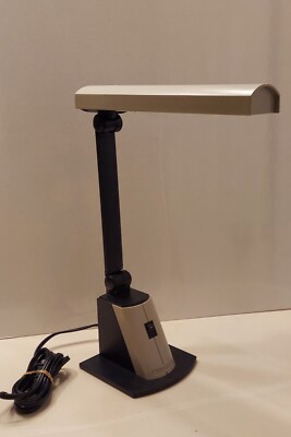 Vintage OTT-LITE Desk Lamp Light Slimline Contemporary J83K2R Works 