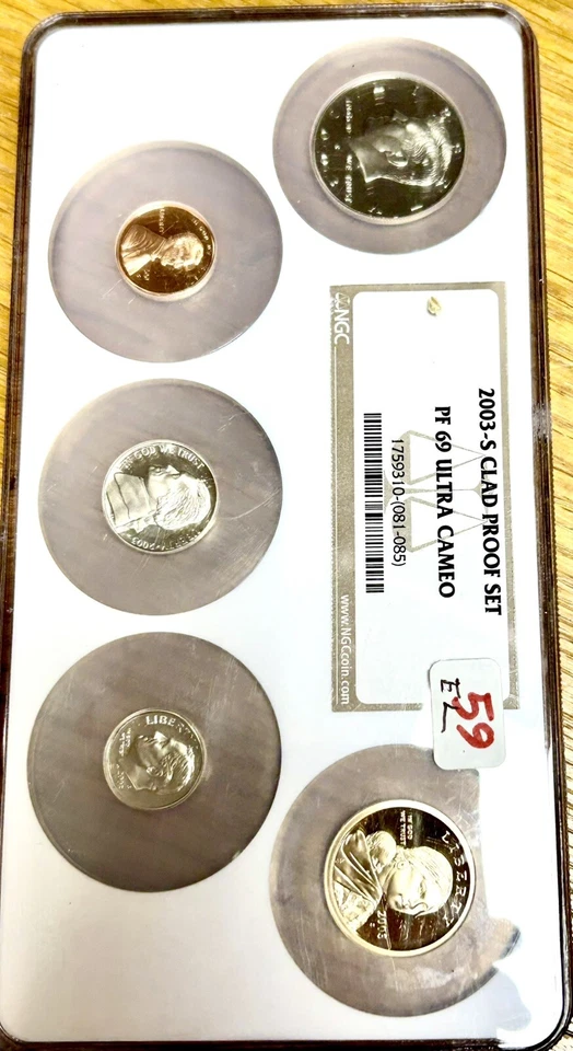 3 lots NGC pf69 ULTRA Cameo Beauties 14 coins list over $275. A steal at $150 - Image 3 of 4
