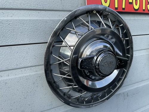 1962-63 Chevrolet Corvair 13” set 4 Wire Spinners Very Nice Original.Gm Rare - Picture 5 of 10