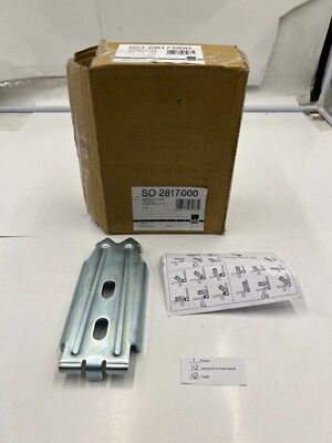 (Box of 10) Rittal Base Mounting Plate SO2817 2817000 Floor Mounting Tab Silver