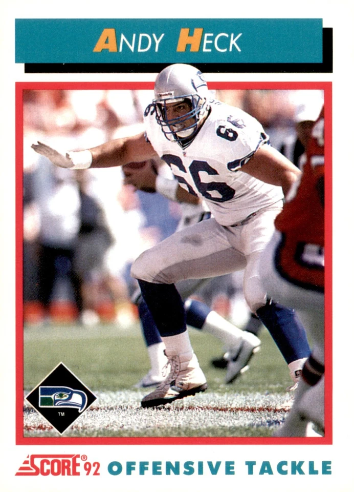 S1R9: 1992 Score Football Cards -You Pick your players. .99 - 1.25, 301-550 - Image 2 of 3
