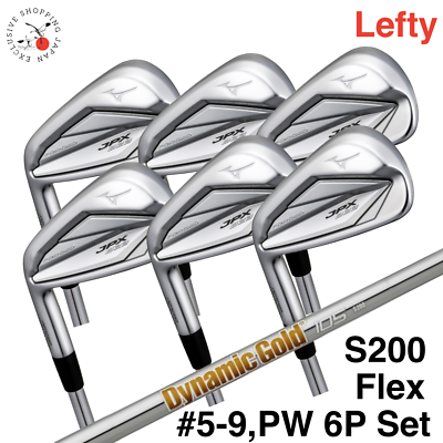 Mizuno Golf JPX 923 Forged Lefty Iron Set 5-9,PW 6p Dynamic Gold