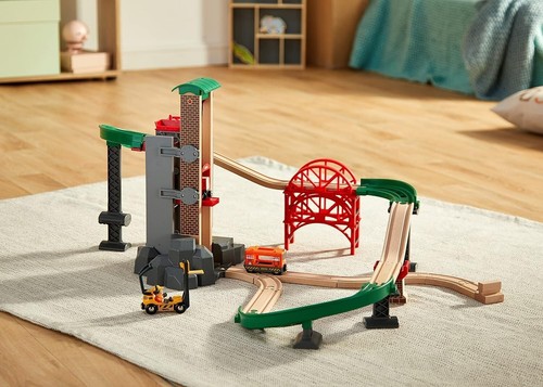 BRIO World 33887 Warehouse Rail Set Train Toy Wooden Track 33887 - Picture 10 of 12