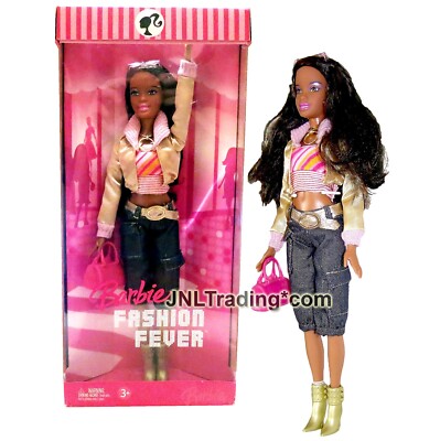 Year 2006 Barbie Fashion Fever African American Doll NIKKI K8415