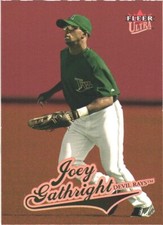 2004 Ultra #374 Joey Gathright  Tampa Bay Devil Rays  Rookie Card. rookie card picture