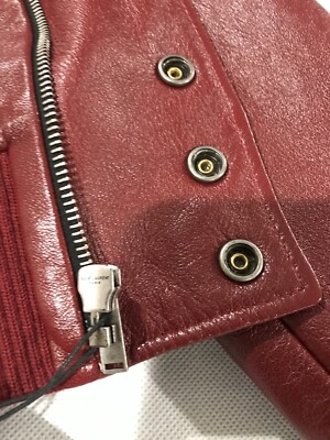 Saint Laurent mens biker leather jacket. 52/L. $5400 | eBay