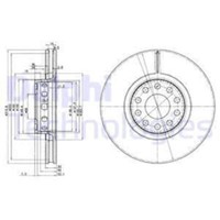 Delphi 2X Bremsscheibe Vorne Ø314 Mm BelüFtet FüR Audi A8 4D2 4D8 4.2 Quattro