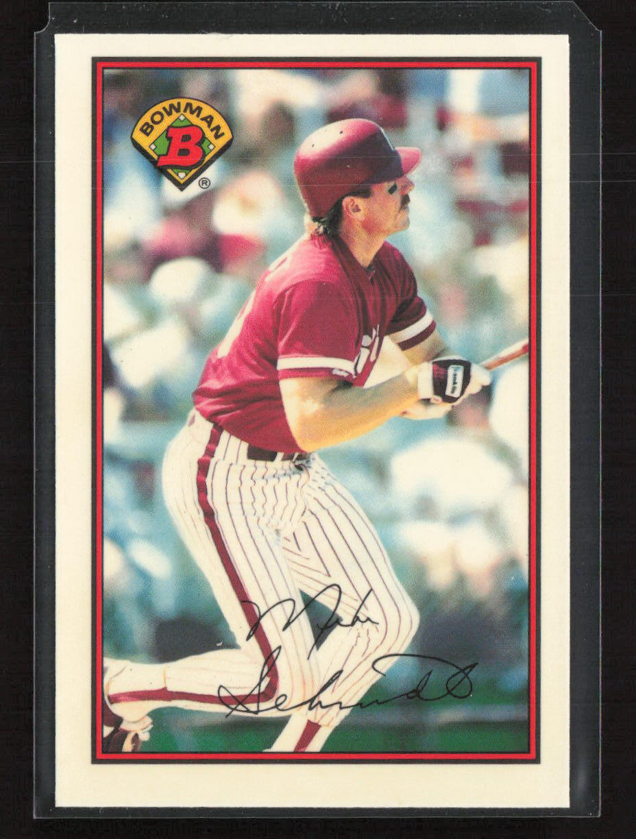 1989 Bowman #402 Mike Schmidt Collector's Edition (Tiffany) NM