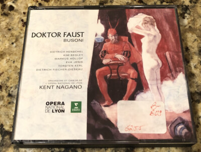 KENT NAGANO, FISCHER-DIESKAU, EVA JENIS - BUSONI Doktor Faust ERATO 3xCDs