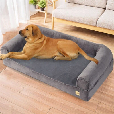 Orthopädisches Hundebett Kratzfest Hundesofa Verdicken Foam Schlafplatz Tierbett - Bild 1 von 4
