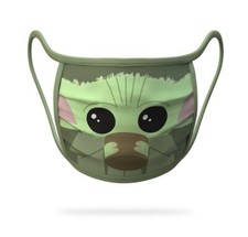 Disney Parks AUTHENTIC Rare Cloth Mask LARGE Yoda Child Mandolorian ADORABLE