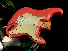 JVG ST BODY RELIC 60s NitroThinSkinLacquer TANGERINE Pearl order yours JVGuitars