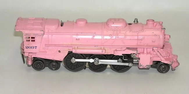 LIONEL LINES 2037 2 6 4 LOCO GIRLS SET BLACK LETTERING CLEAR WATER