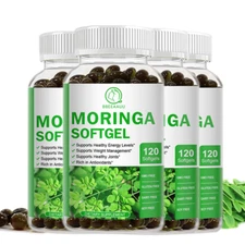 120Capsules Moringa Leaf Organic Extract 1000mg Serving 100% Pure Immune Support